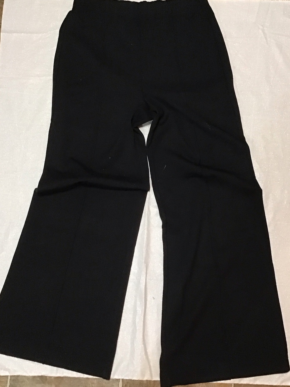 Carbon38 Black Wide-Leg Women's Pants